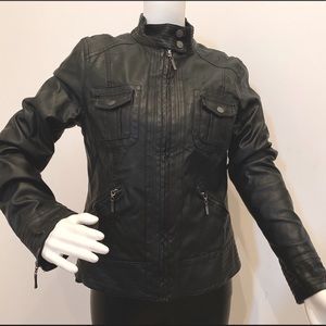 Sophie Max Faux Leather Jacket